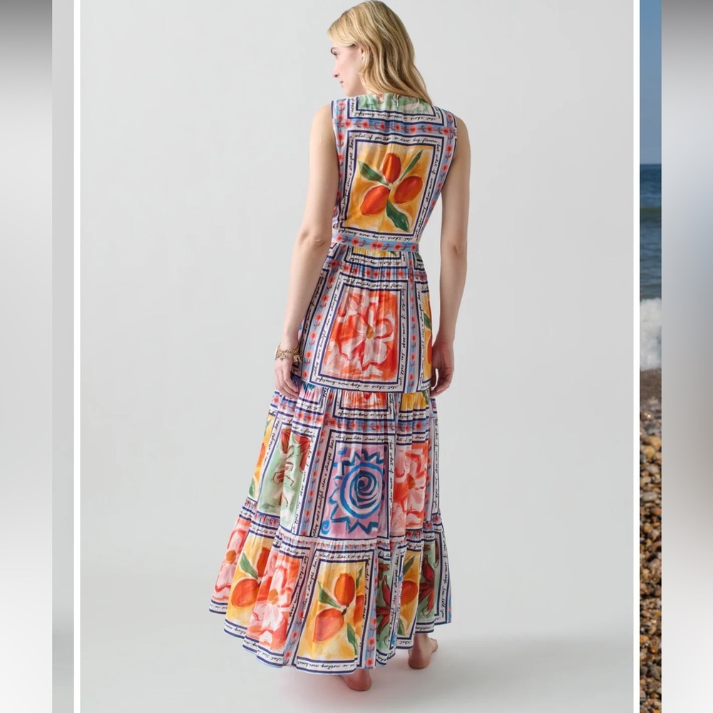 Lingua Franca Marcia Anthropologie NWT 
Sleeveless A-Line Maxi Dress size 6. - Picture 15 of 16